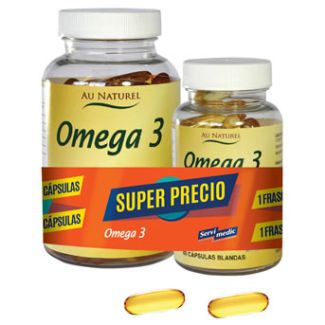 OMEGA 3 SERVIMEDIC | PACK 100 + 40 CAPS BLANDAS