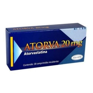 ATORVA 20 MG 30 COMP