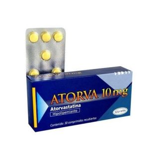 ATORVA 10 MG 30 COMP