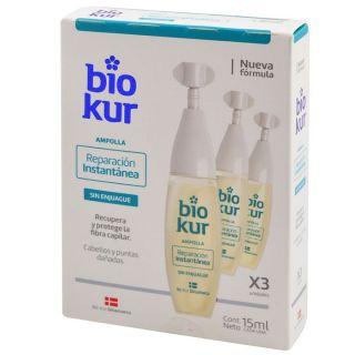 BIO KUR AMPOLLA P/PEINAR REPARACION INSTANT X3