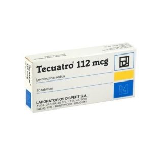 TECUATRO 112 MG 20 COMP