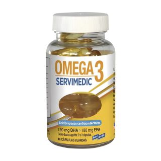 OMEGA 3 SERVIMEDIC 40 CAPS BLANDAS