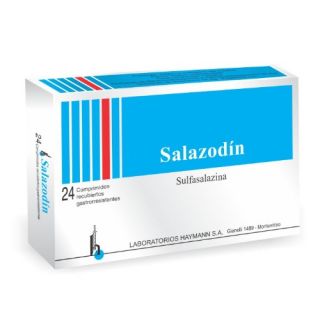 SALAZODIN 500 MG 24 COMP