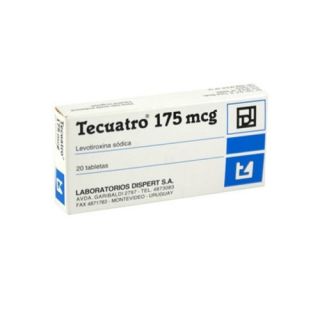 TECUATRO 175 MG 20 COMP