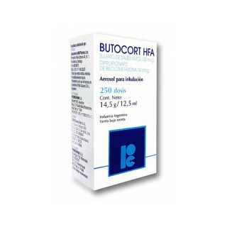 BUTOCORT HFA AEROSOL 250 DOS