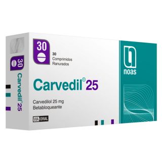 CARVEDIL 25 MG/30 COMP