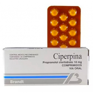 CIPERPINA 10 MG 20 COMP