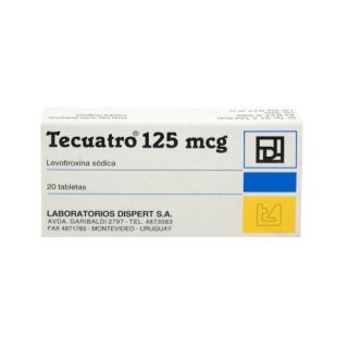 TECUATRO 125 MG 20 COMP