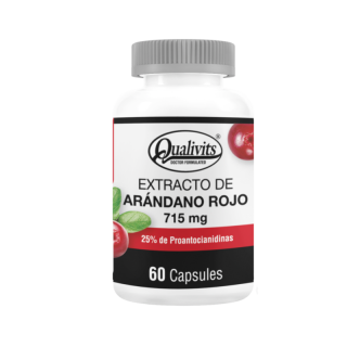 ARÁNDANO ROJO QUALIVITS 715 MG X 60 CÁPSULAS