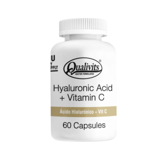 ÁCIDO HIALURÓNICO + VITAMINA C QUALIVITS X 60 CAPS