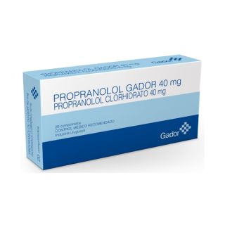 PROPRANOLOL 40 MG 20 COMP