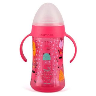 Biberón Suavinex Second Bottle Silicona Rojo 270ml