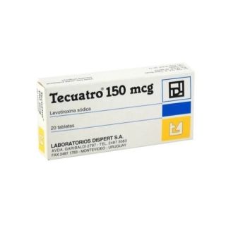 TECUATRO 150 MG 20 COMP