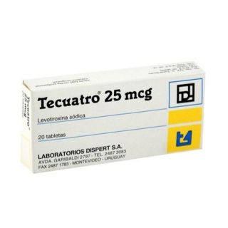 TECUATRO 25 MG/20 COMP