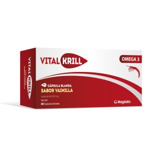 VITALKRILL MEGALABS OMEGA 3 500 MG 30 CAPS