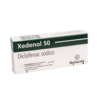 XEDENOL 50 MG 10 COMP